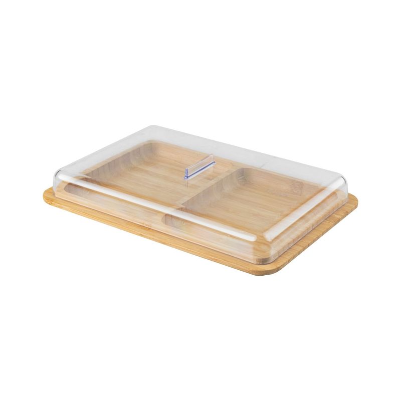 OU - Contenedor Jamón/Queso Doble Bambú Ou OU