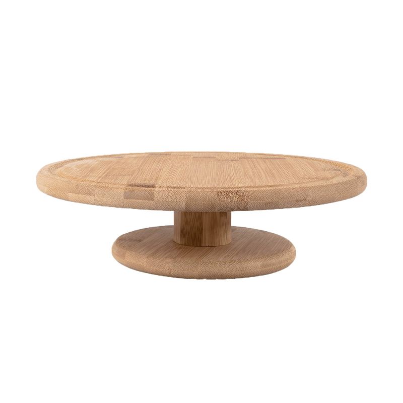 OU - Porta Torta 27,5 cm Con Pedestal Bambú (Sin Tapa) Ou OU