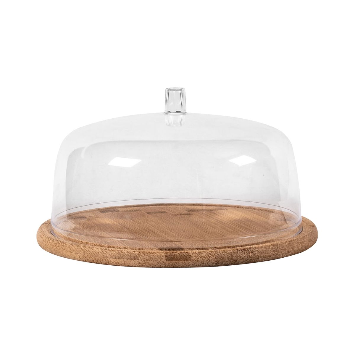 OU - Porta Torta 27,5 cm Con Tapa Bambú Ou OU