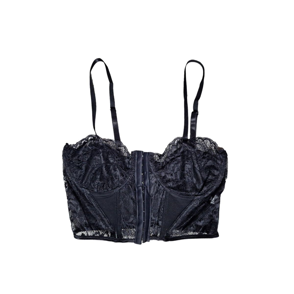 GARSIL - Peto Top Para Mujer Con Tirante Y Encaje - Broches Delantero - Crops