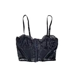 GARSIL - Peto Top Para Mujer Con Tirante Y Encaje - Broches Delantero - Crops