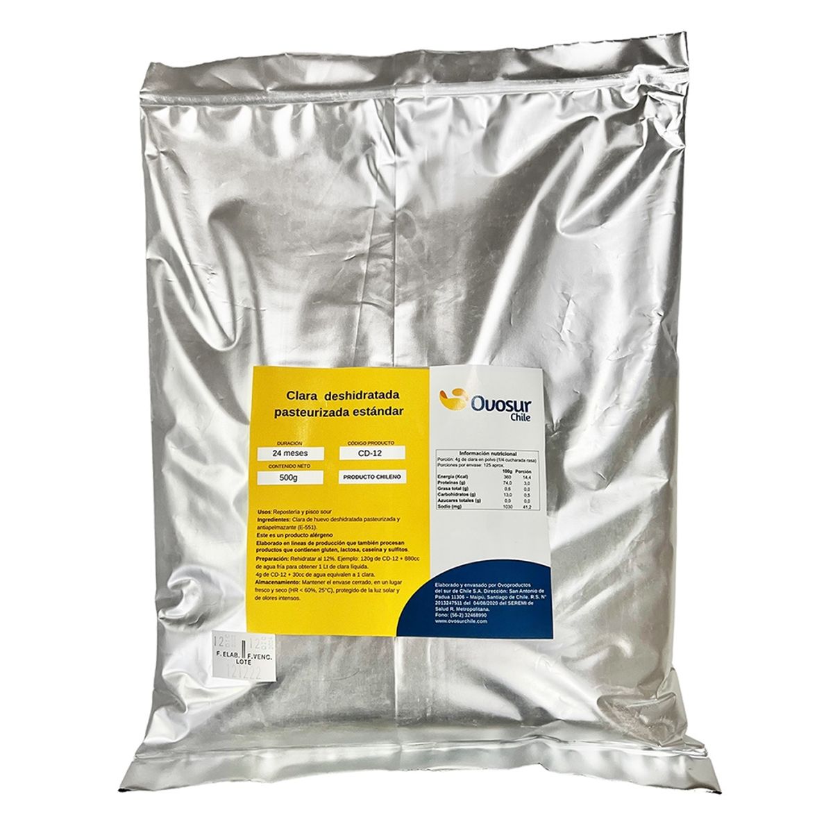OVO - Clara Deshidratada 2 Kg Ovosur