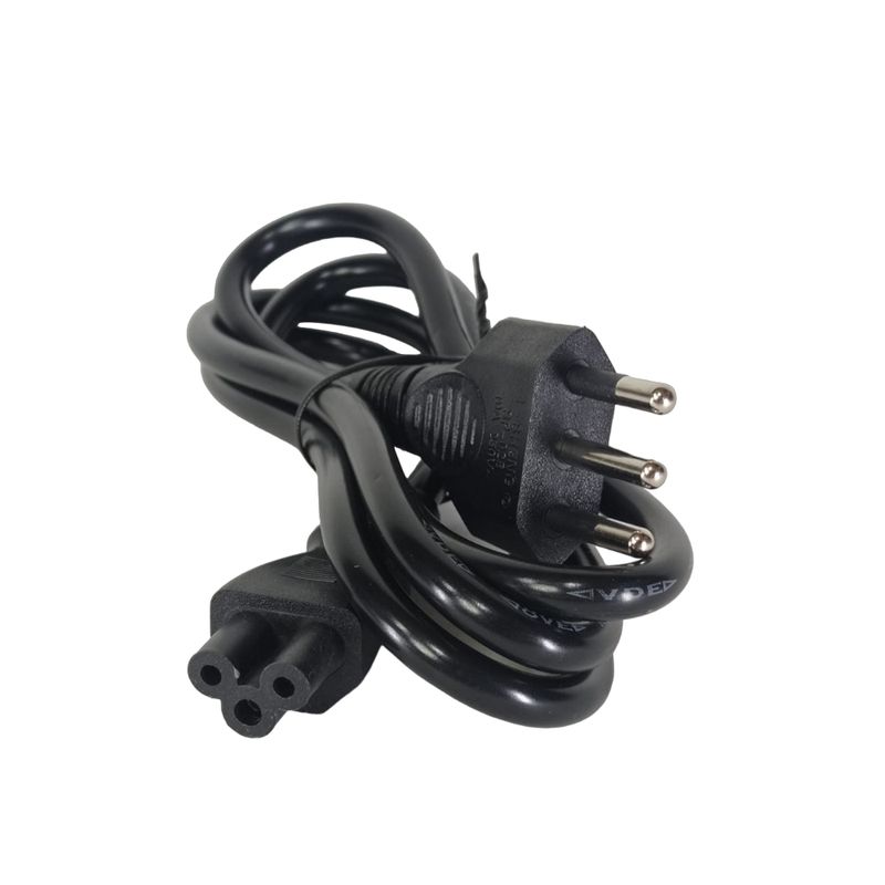 CLIO - Cable de Poder Trebol Italiano 1.2mts para fuente de poder