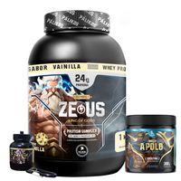 Proteina Zeus Complex 1kg Vainilla Creatina 300g Minibottle