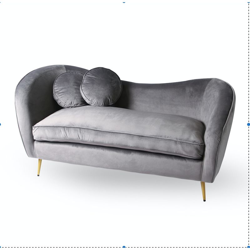 GENERICO - Sillon Retro 2 cuerpos Gris Oscuro