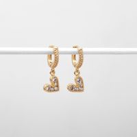 Aros argollas FRIDA con cristal blanco