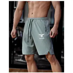 TRYHARD - Pantalón Corto Deportivo Fitness Impermeable Cortaviento Antiarrugas M