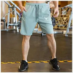 TRYHARD - Pantalón Corto Deportivo Fitness Impermeable Cortaviento Antiarrugas L
