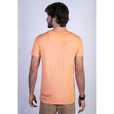 Imagen 2 del producto Polera Dirty Wash Seatle Naranjo