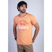 Polera Dirty Wash Seatle Naranjo