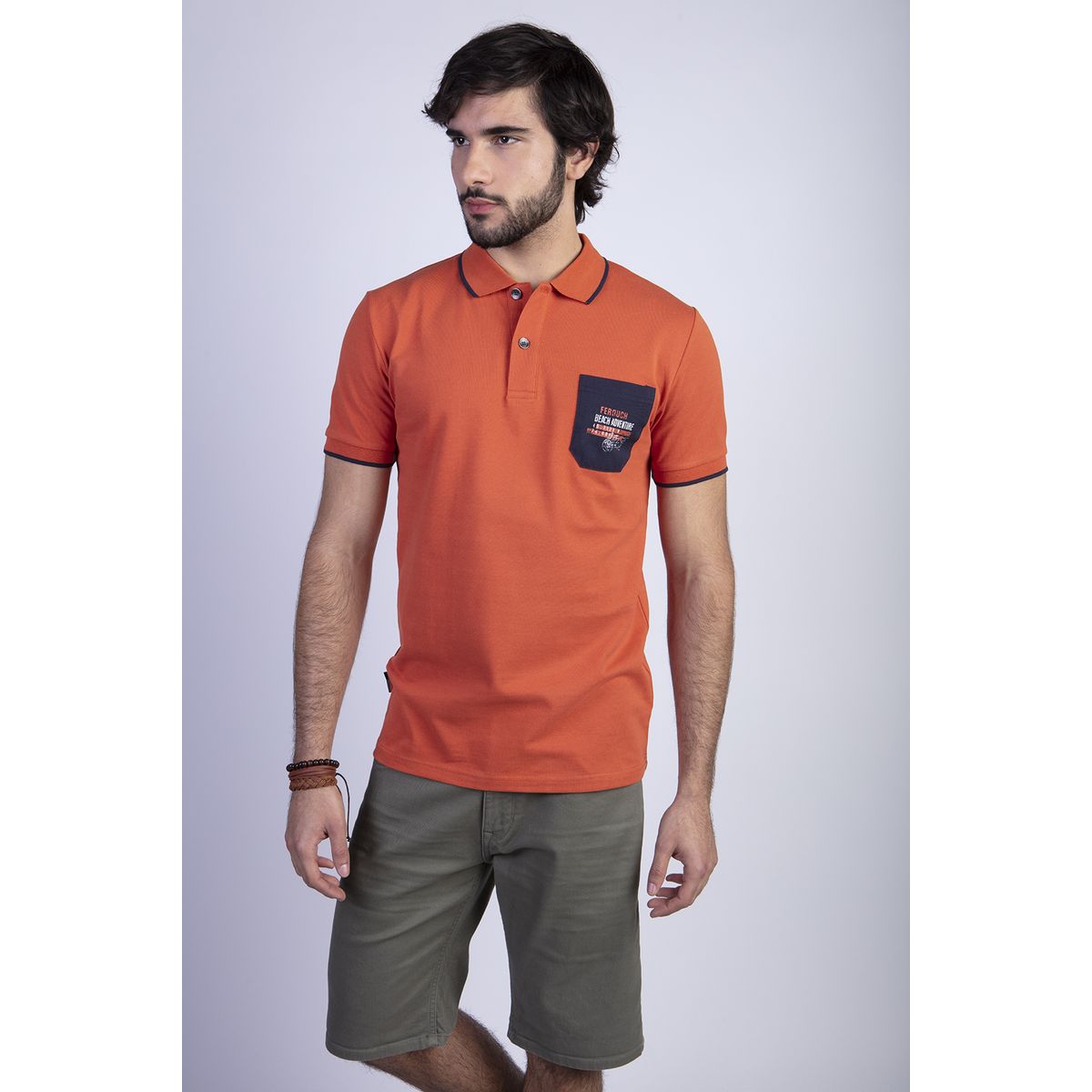 FEROUCH - Polera Albani Naranjo Ferouch