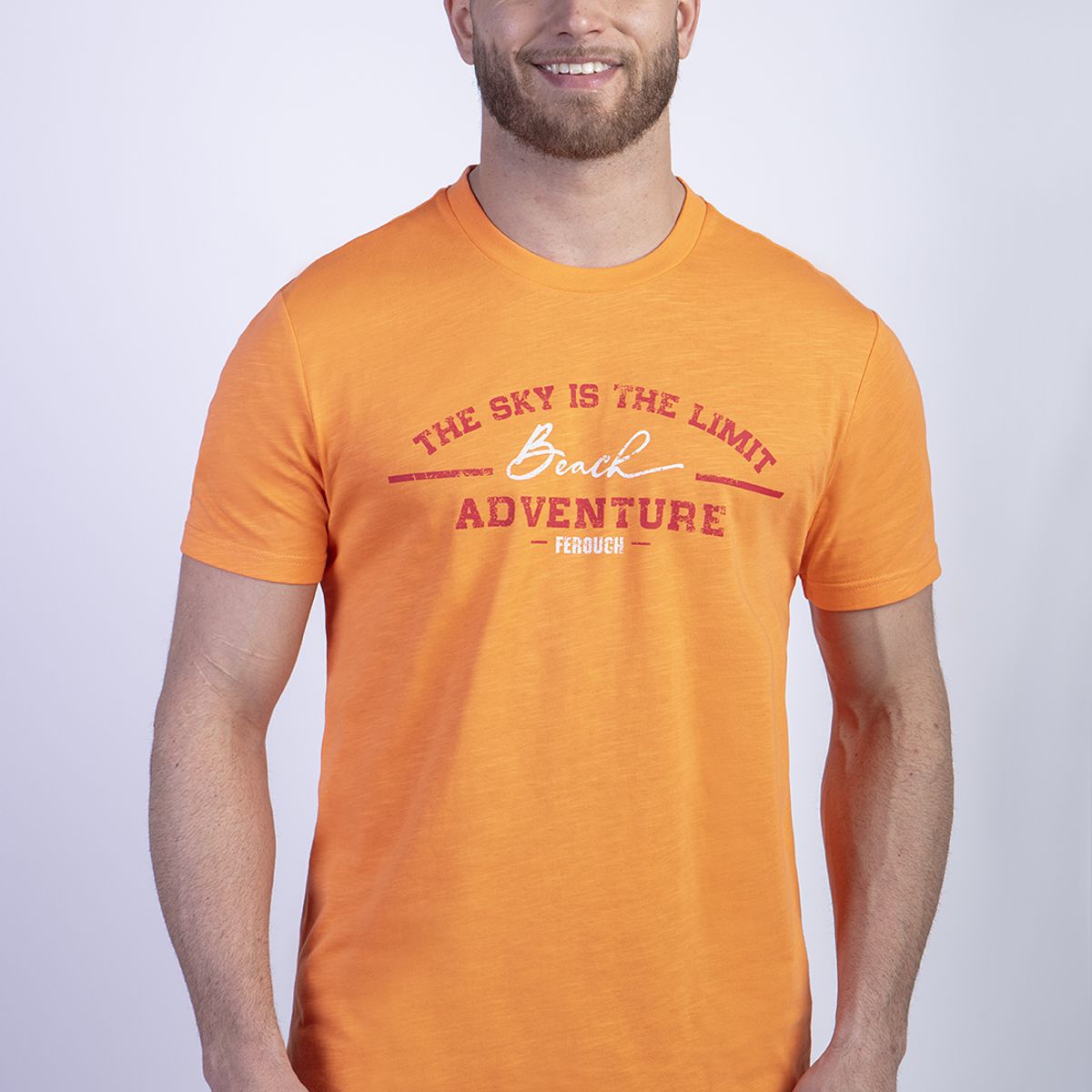 FEROUCH - Polera Dallas Naranjo Ferouch