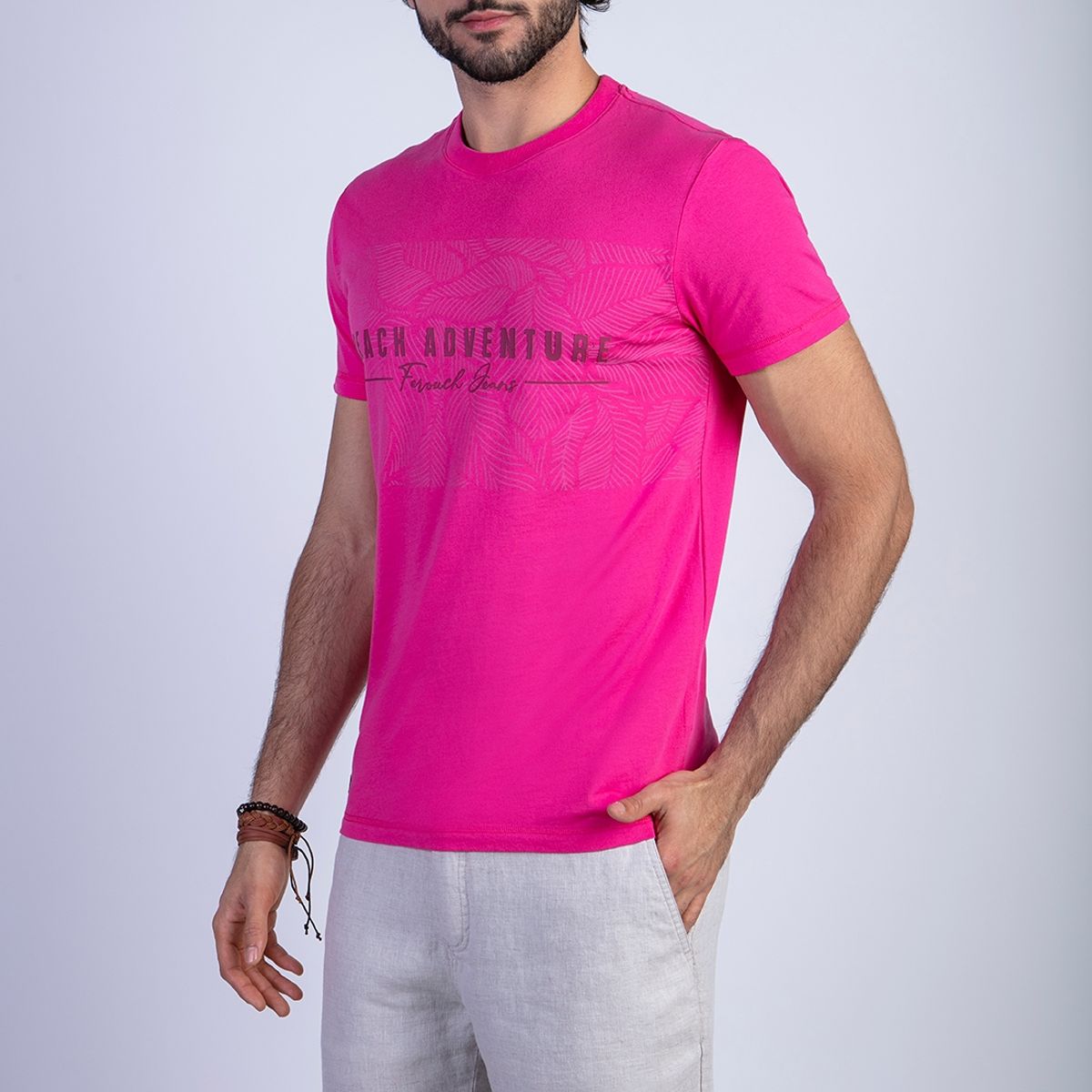FEROUCH - Polera Montana Rosado Ferouch