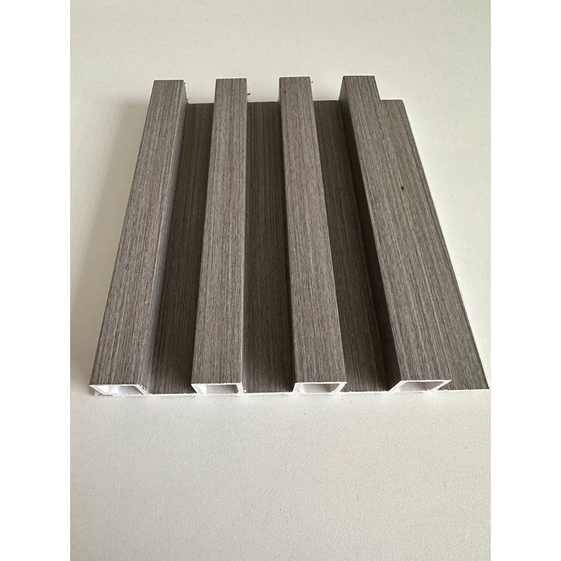 GENERICO - Revestimiento Interior WPC 2.5m x 16cm x 24mm - Color Gris- 14 un.