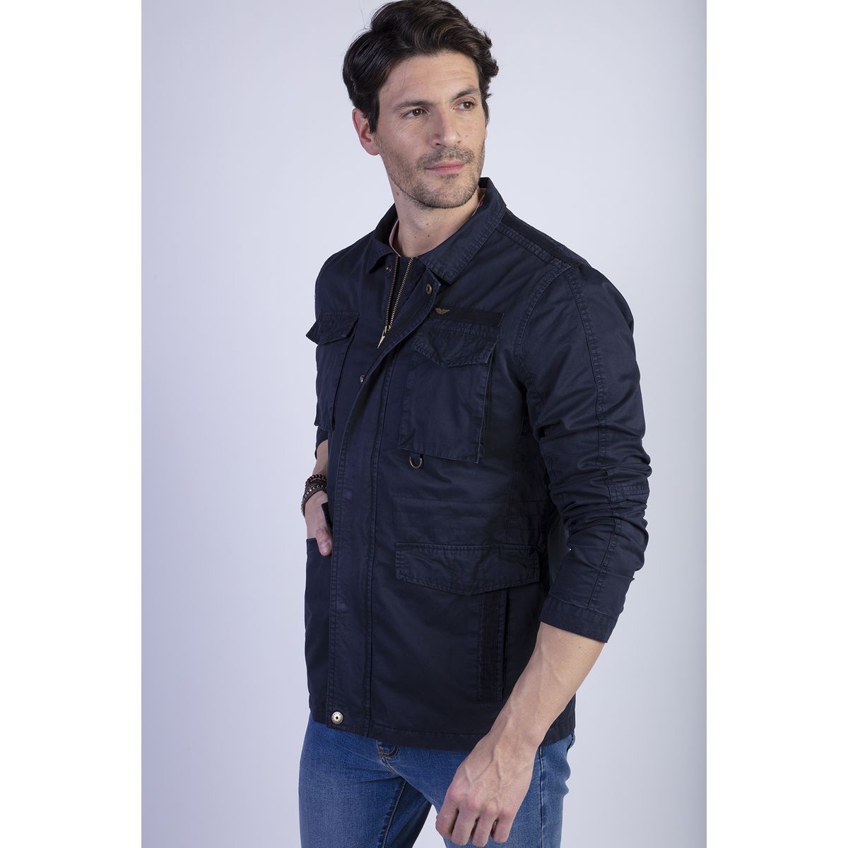 FEROUCH - Chaqueta Sport Urbana Azul Ferouch