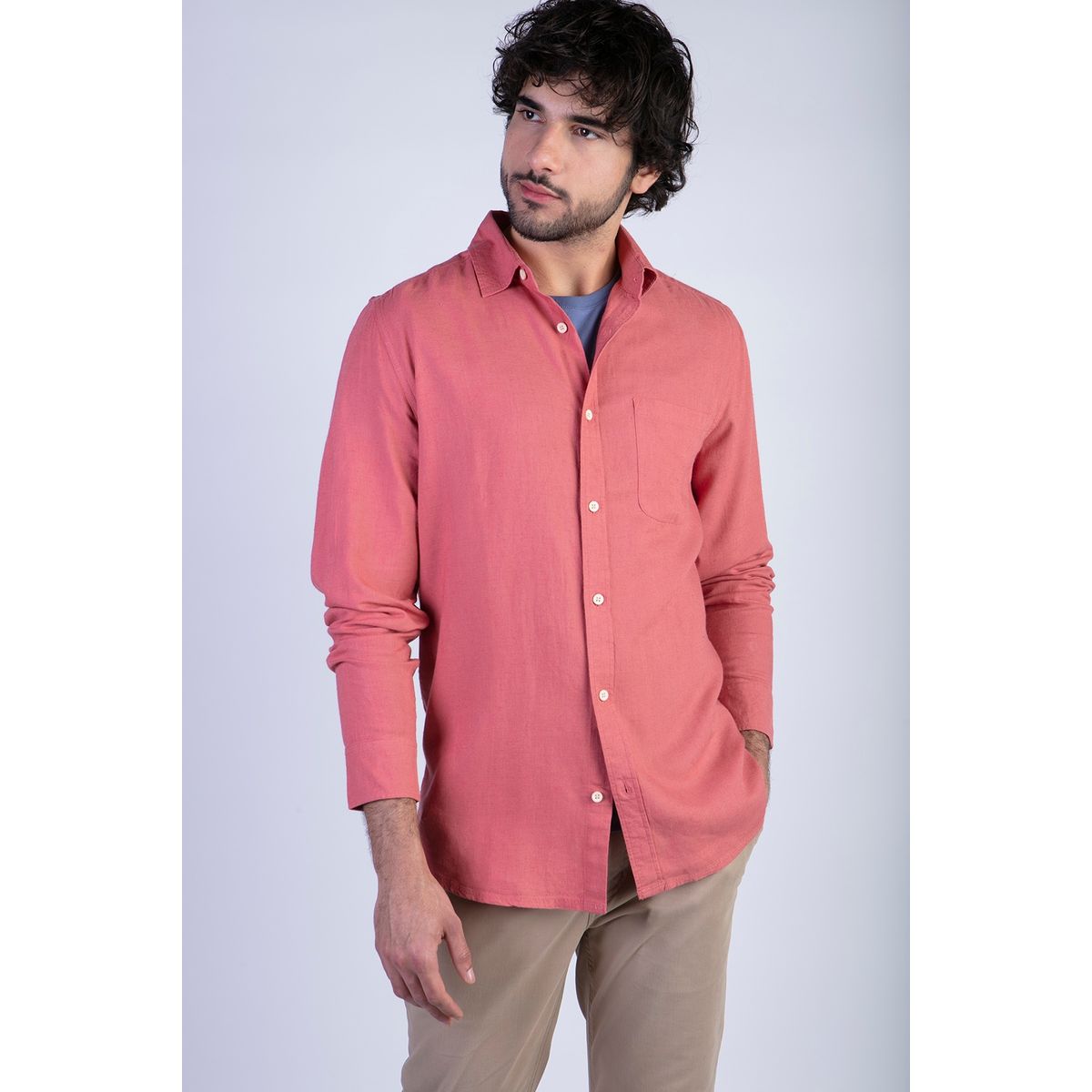 NIMTU - Camisa Lastarria Rosado Nimtu