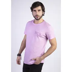 FEROUCH - Polera Dirty Wash New York Rosado