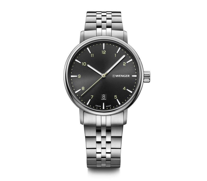Reloj Urban Classic Dial Negro 40 mm Plateado TALLA UNICA