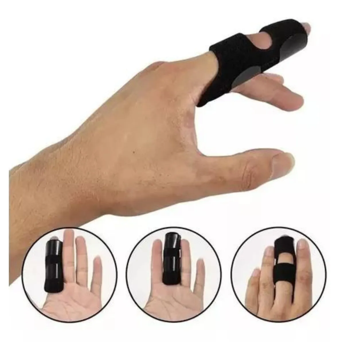 GENERICO - Inmovilizador De Dedos Con Férula Ajustable Corrector Dedo