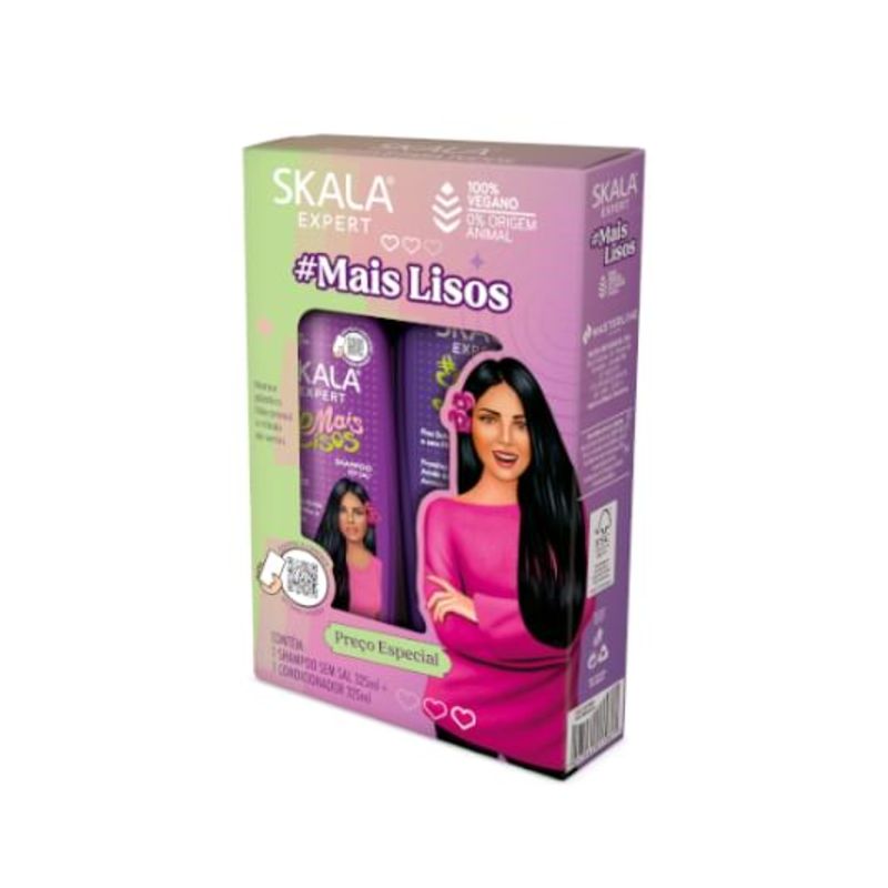 SKALA - Kit Shampoo Acondicionador Mais Liso Skala 325ml c/u