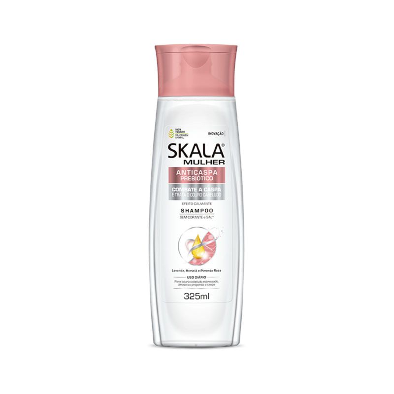 SKALA - Shampoo Sin Sal Anticaspa Prebiotico Mujer 325ml Skala