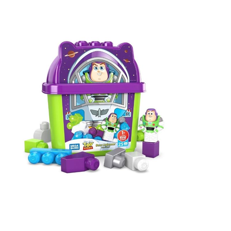 GENERICO - CUBO MEGA BLOCKS BUZZ LIGHTYEAR 25 BLOQUES.