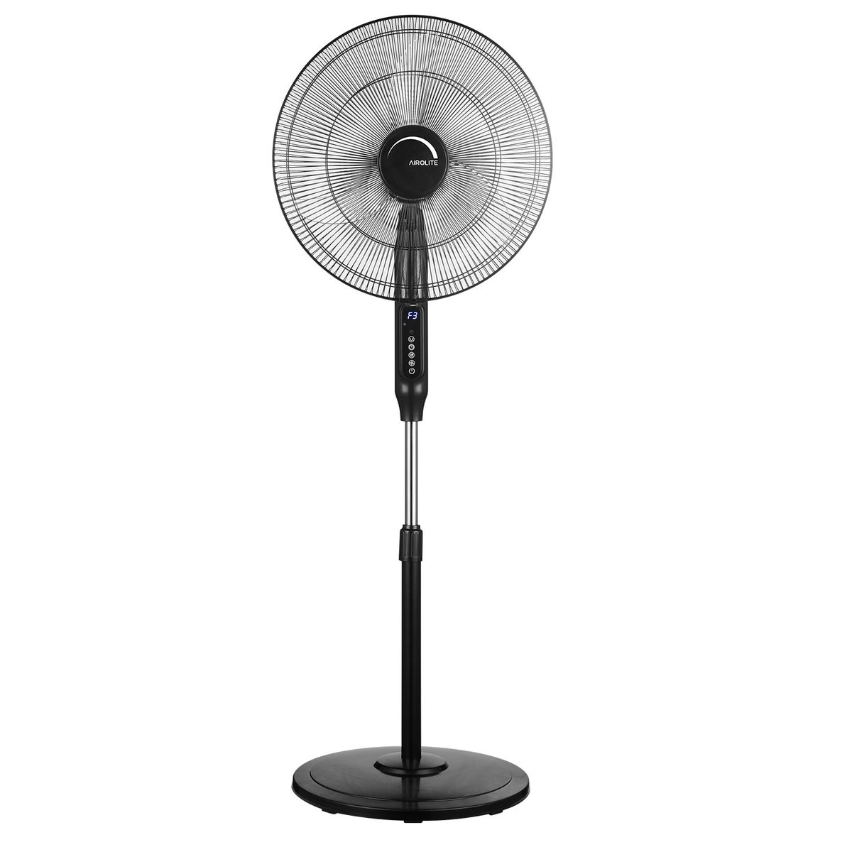 AIROLITE - Ventilador Pedestal 18" V18P8R Black Airolite