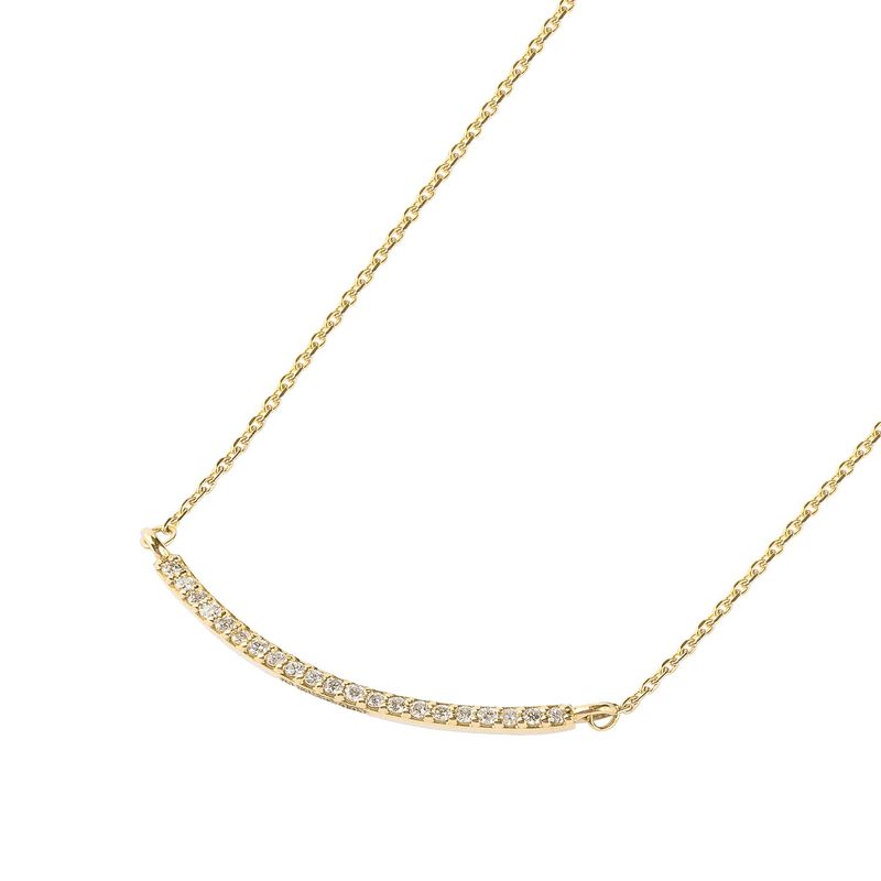 JB JOYAS BARON - Collar de Oro Amarillo 18kt con Diamantes de 5 Pts Totales