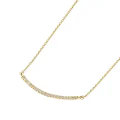 JB JOYAS BARON - Collar de Oro Amarillo 18kt con Diamantes de 5 Pts Totales