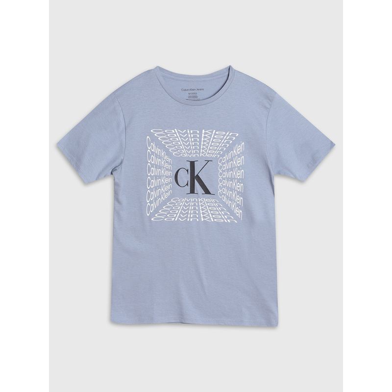 CALVIN KLEIN - Polera Niño Twilight Azul Calvin Klein