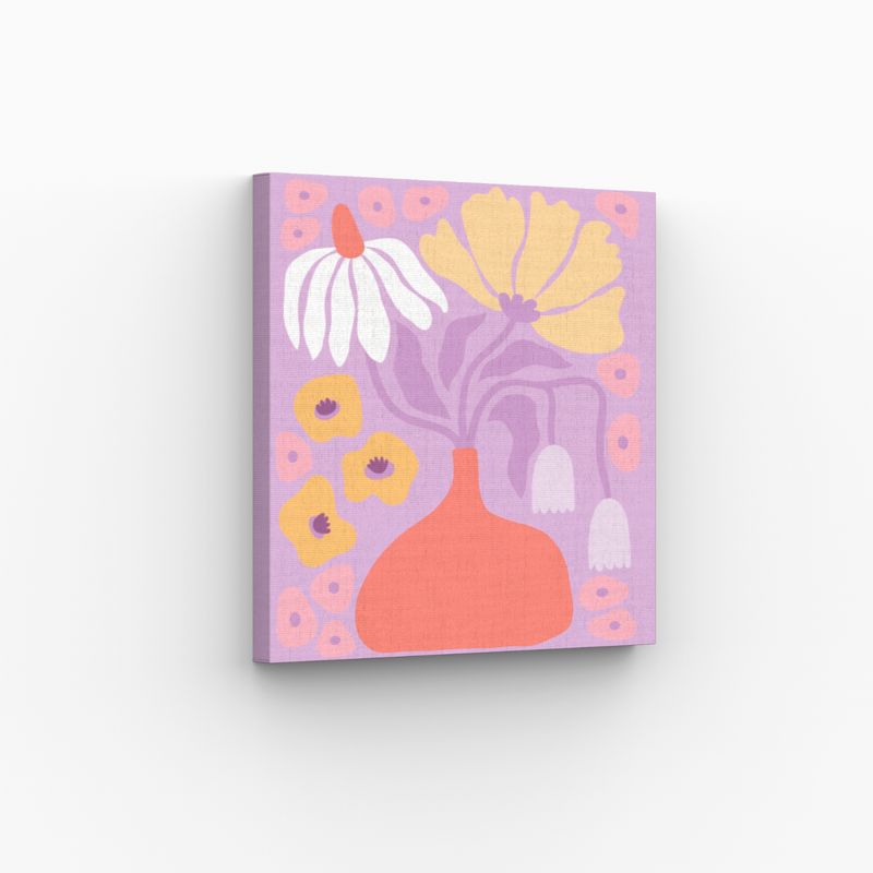 GENERICO - Pintura con Diamantes Florero duo - Diamond Painting 20x20 CM