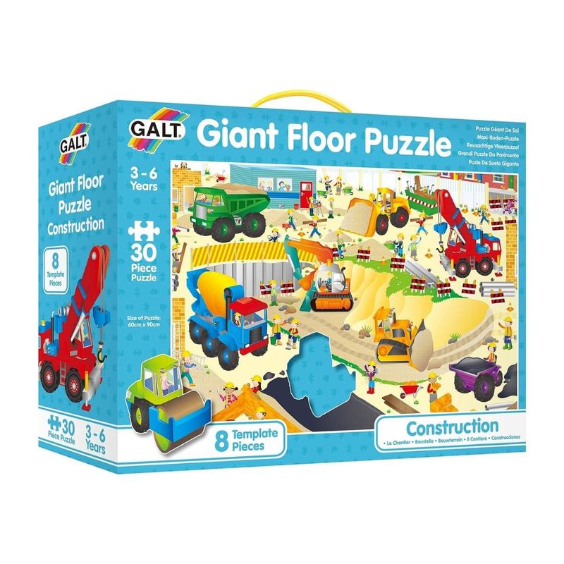 GALT - Puzzle Infantil - Galt Gigante Suelo - Construcción