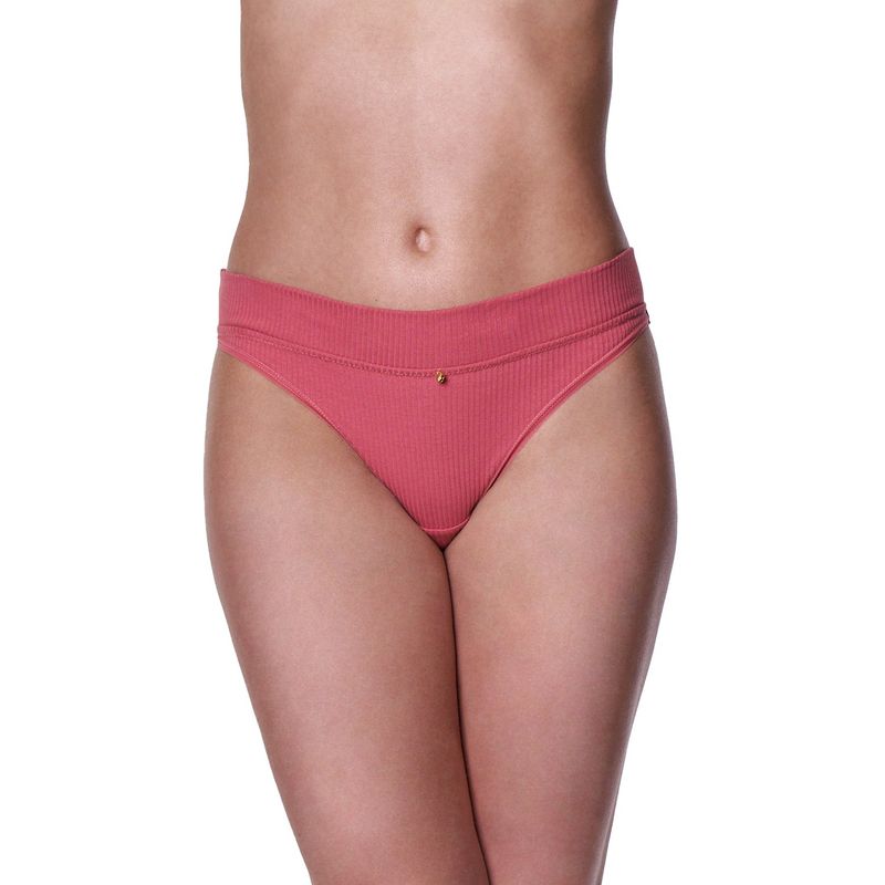 BAZIANI - Calzón Bikini Algodón Lycra Acanalado 20579