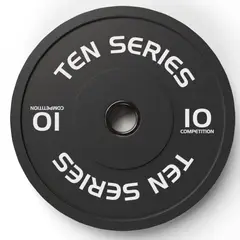 TEN SERIES - Disco Olímpico Bumper 10 Kg