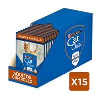 Pack x15 Alimento húmedo gato Pollo 85g