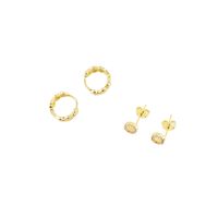Pack Aros Lenka Gold Baño de Oro 24K