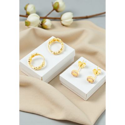 Imagen 2 del producto Pack Aros Lenka Gold Baño de Oro 24K