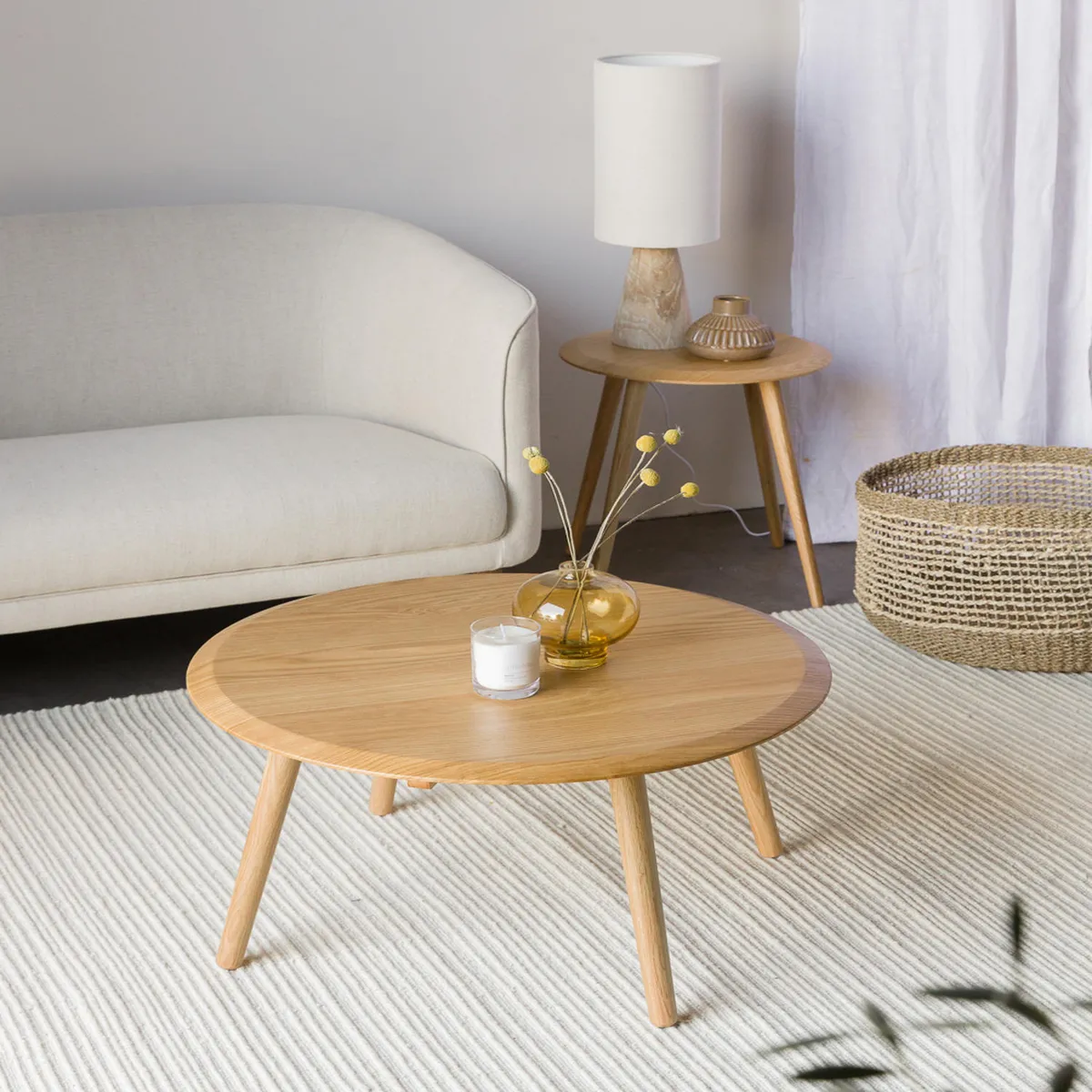 AMOBLE - Mesa De Centro Lazaro Natural Amoblé