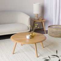 Mesa De Centro Lazaro Natural Amoblé