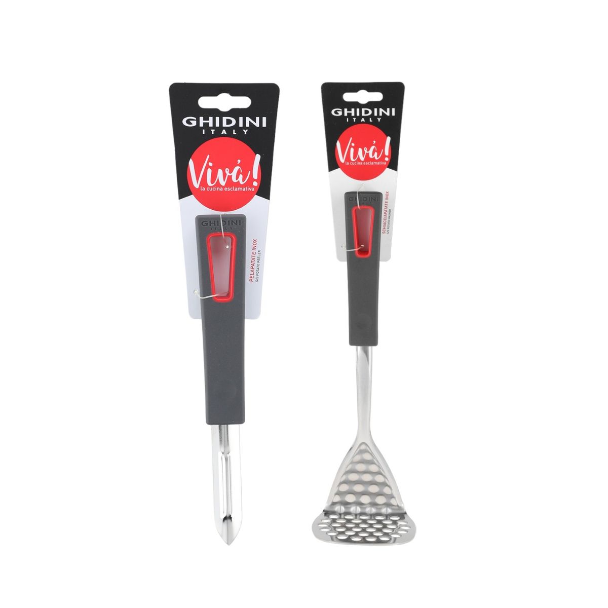 GHIDINI - Set Acero Inoxidable para Papas VIVA