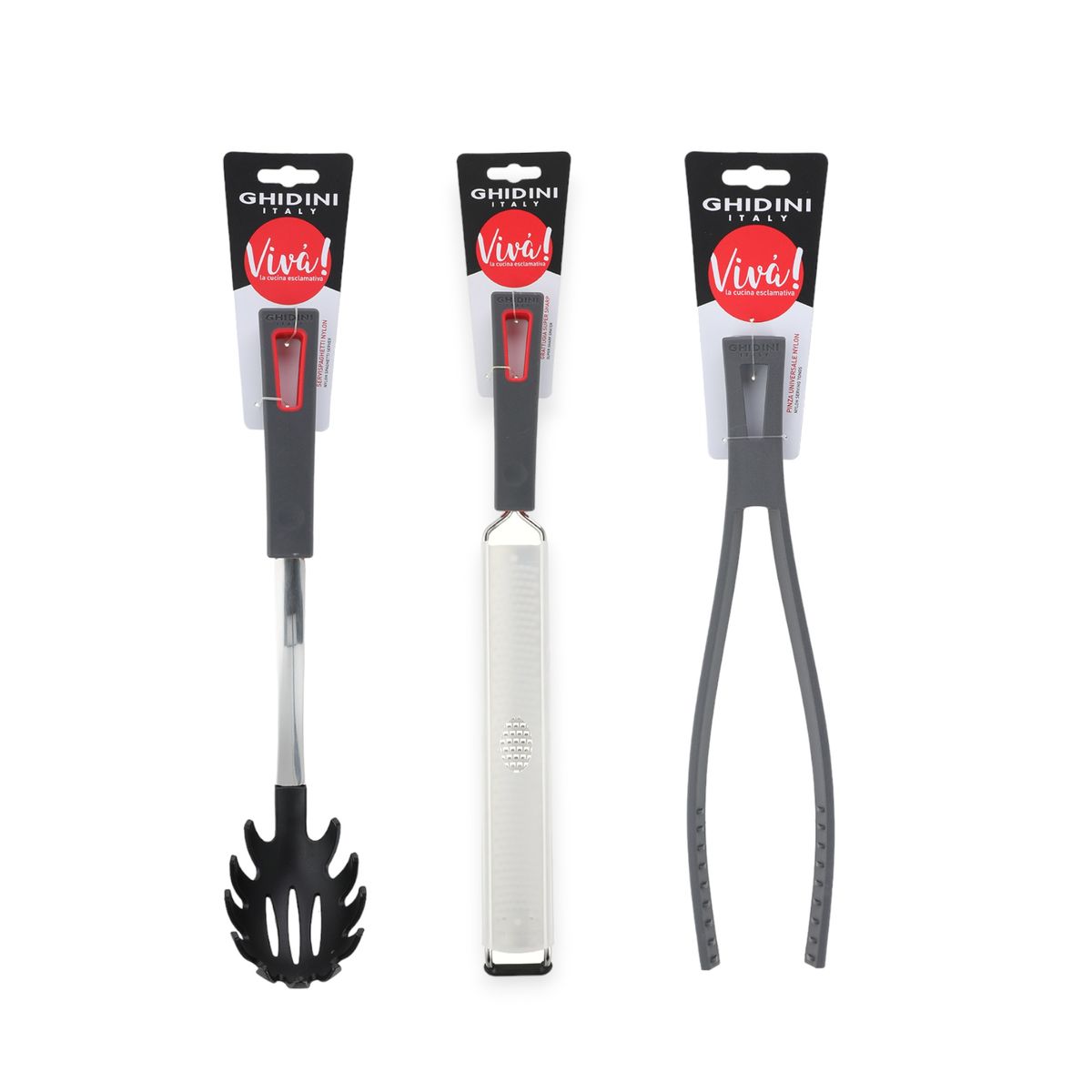 GHIDINI - Set Utensilios Pastas Nylon VIVA