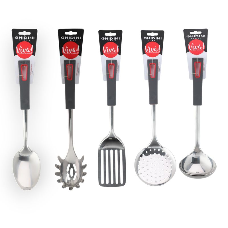 GHIDINI - Set Cocina Acero Inox Viva