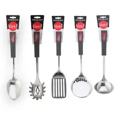 GHIDINI - Set Cocina Acero Inox Viva