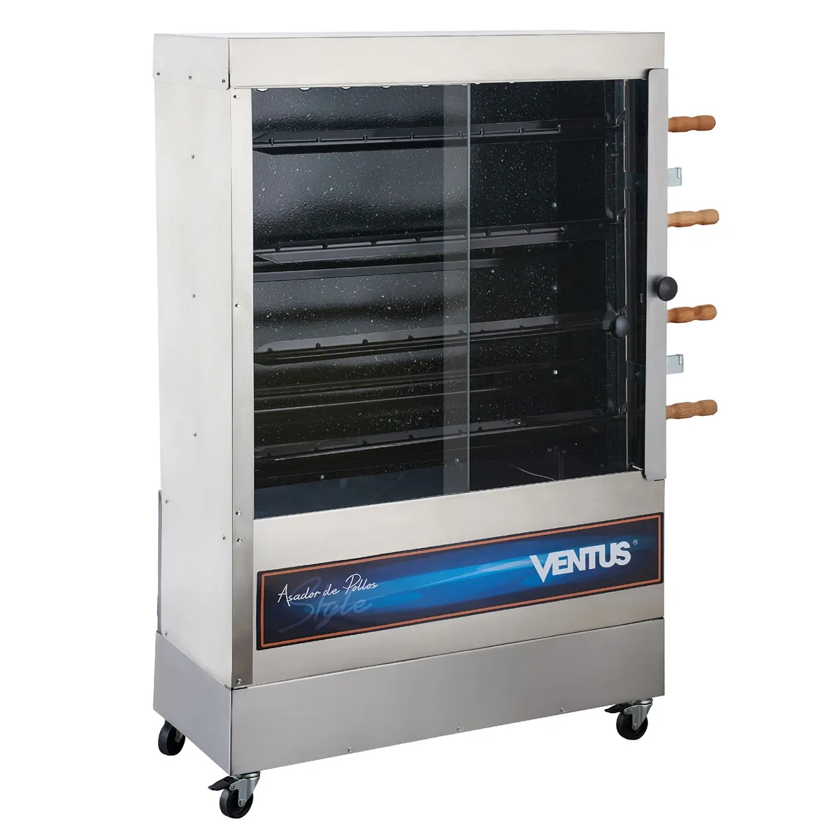 VENTUS - Ventus Asador de Pollos a Gas PR-623N 4 Espadas