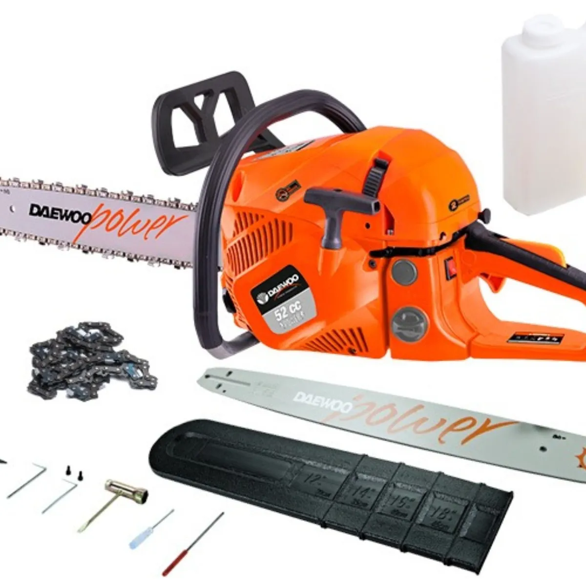 DAEWOO - Motosierra a Gasolina Daewoo Dam5220 52cc Espada 20p 2 Tiempos
