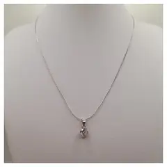 CAT JOYAS - Punto de luz circón 6 mm plata fina 925. fino y hermoso circón natural incoloro.