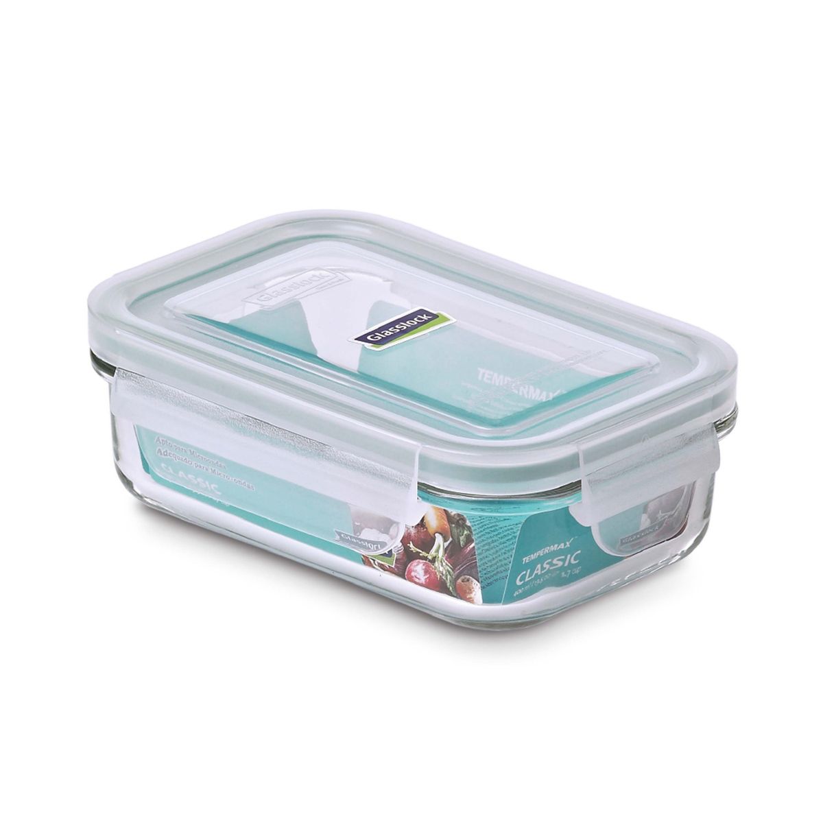 GLASSLOCK - Contenedor Vidrio, Hermético Rectangular 715 Cc GLASSLOCK