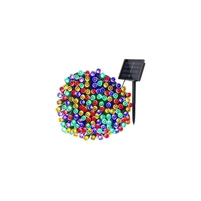 GENERICO - Luces Solares Guirnalda 10 Metros 100 Led multicolor