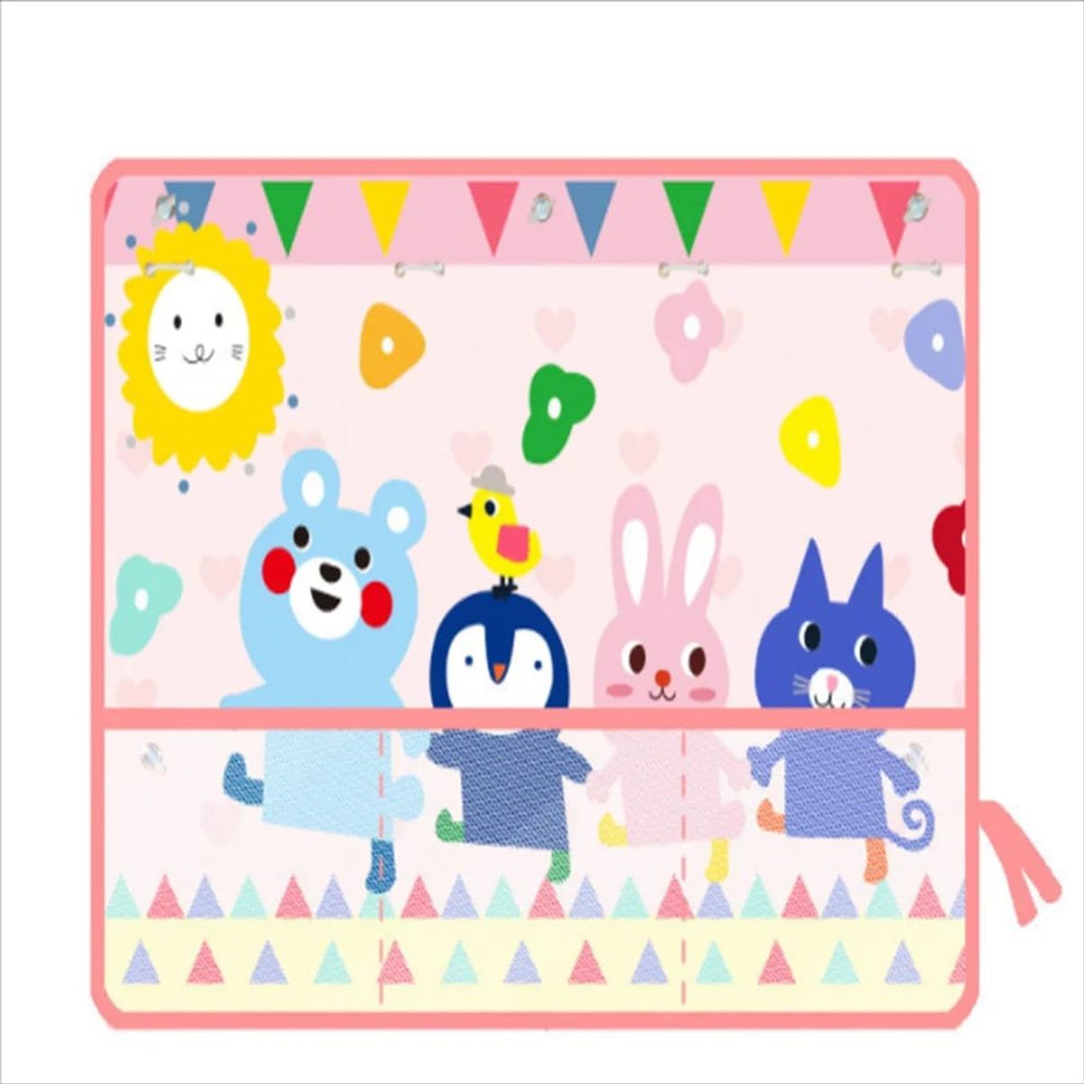 GENERICO - PARASOL DE VENTANA DIBUJOS ANIMADOS PARA AUTOS CONEJOS