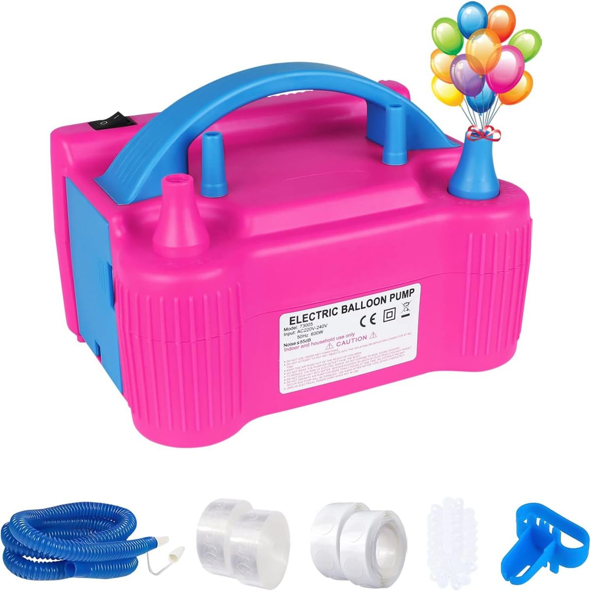 GENERICO - Bomba de aire de globo eléctrico para fiestas